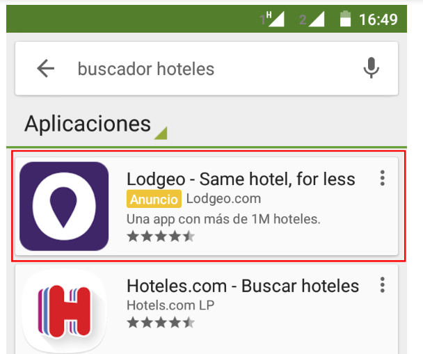 Campañas de App Campañas de App