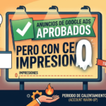 Anuncios aprobados, pero con CERO impresiones Anuncios aprobados, pero con CERO impresiones