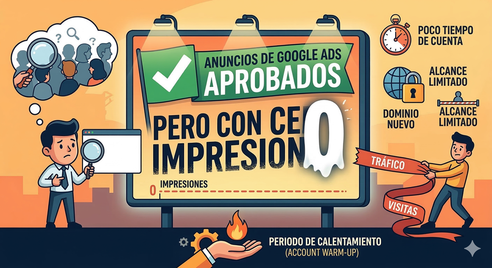 Anuncios aprobados, pero con CERO impresiones