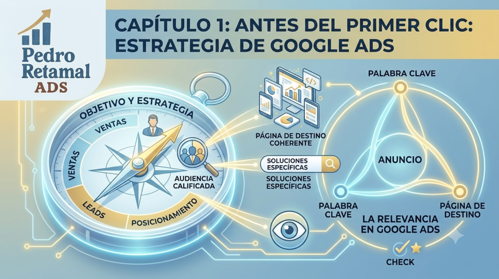 Google Ads Estratégico capítulo 1 "Antes del Primer Clic: Objetivo y Audiencia"